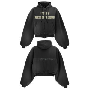 stay relentless zip hoodie